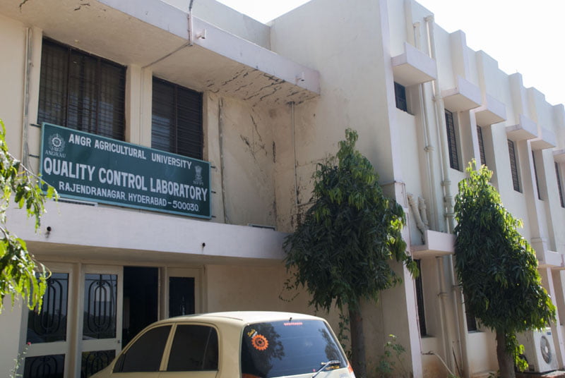 Quality Control Lab of Acharya NG Ranga Agri Varsity