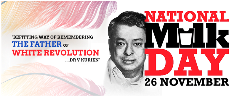 Dr V Kurien’s birthday to be National Milk Day